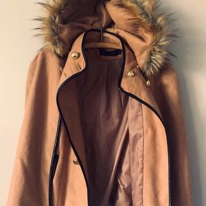 Cape with vegan fur hood #opentooffers